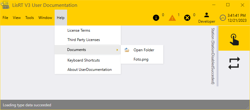 openDocuments en