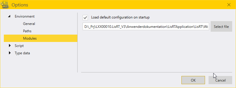 settingDefaultConfigurationFile en